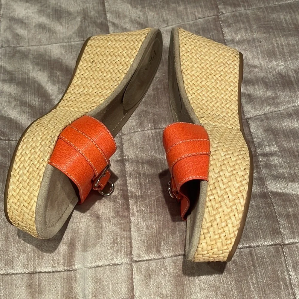 PRADA Slip On Leather Espadrilles Size 7.5
